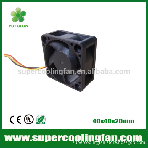 40x40x20mm 12V 0.07A 5000rpm low noise lamp led light dc cooling fan